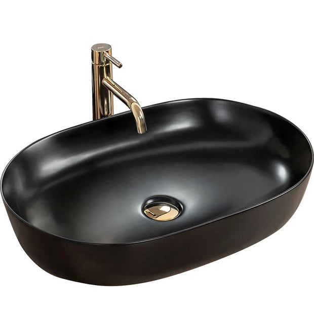 Lavabo cleo 61 nero opaco