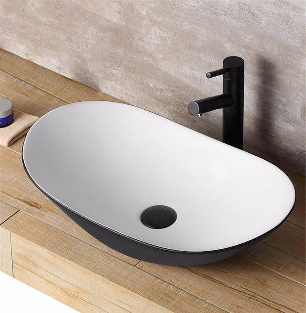 Lavabo Royal Nero/Bianco